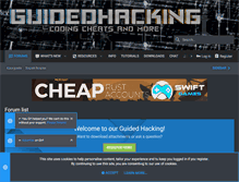 Tablet Screenshot of guidedhacking.com